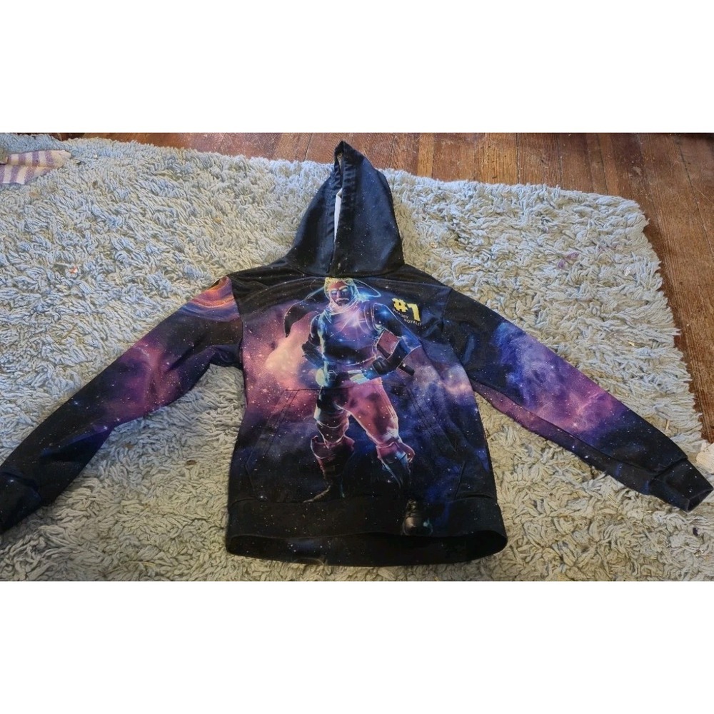 Youth‎ Small Fortnite Victory Royale Galaxy Hoodie Drift Skin
